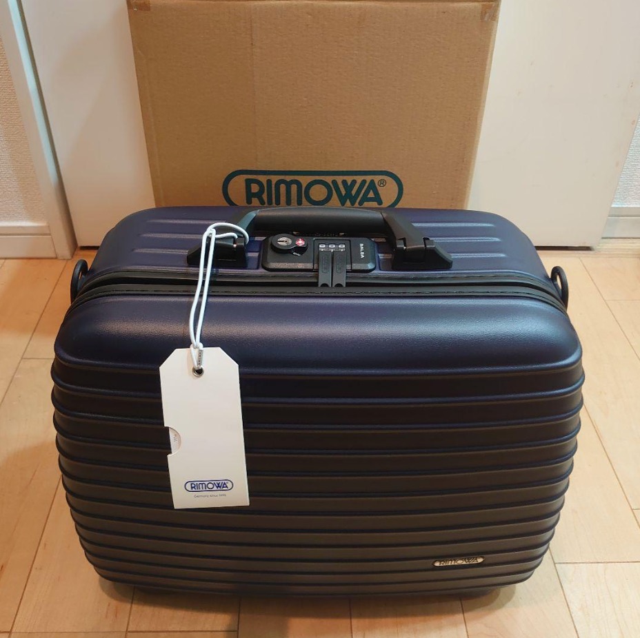 Matt Blue Rimowa Salsa Deluxe Polycarbonate 23L Board Case Carry On