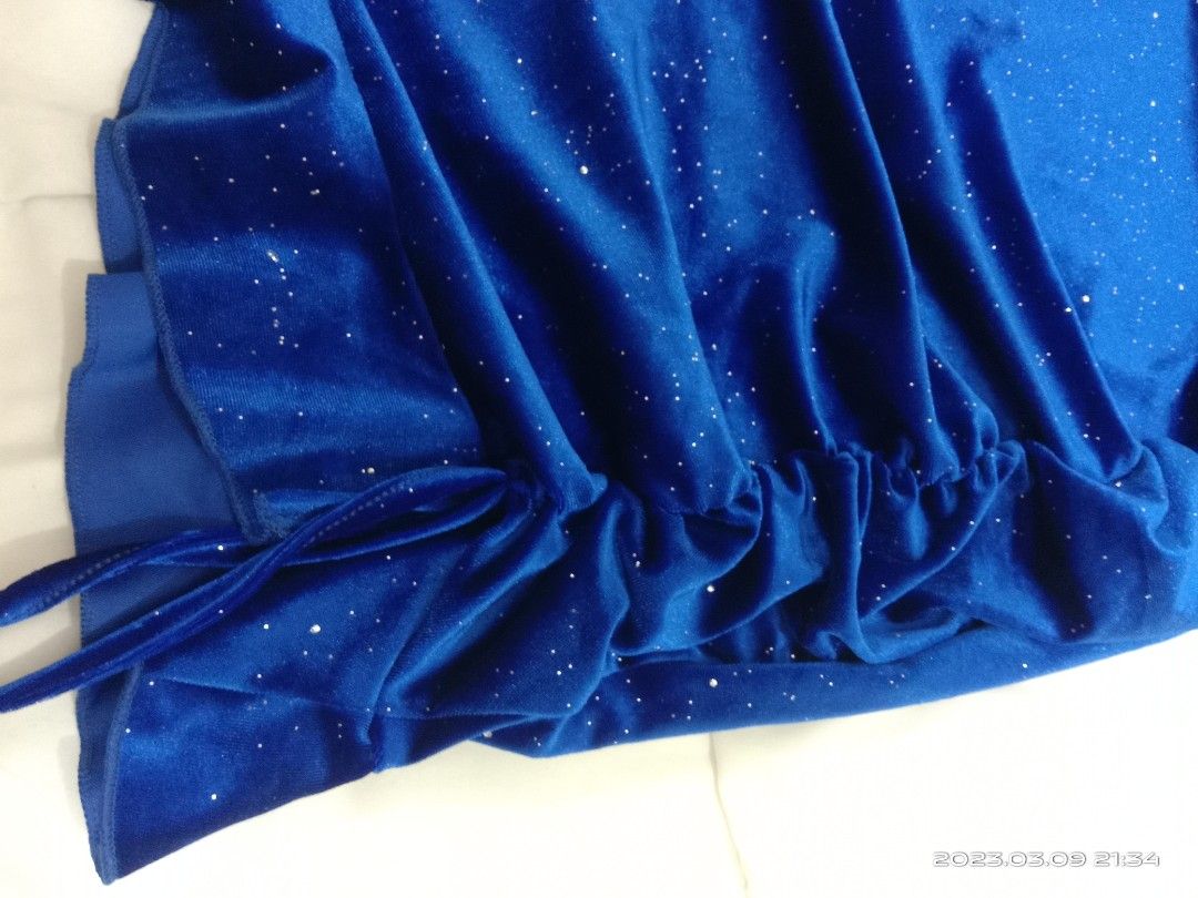 Royal blue glitter dress, Women's Fashion, Dresses & Sets, Dresses on
