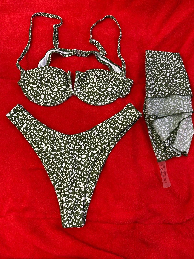 Shein Bikini set with cover up on Carousell