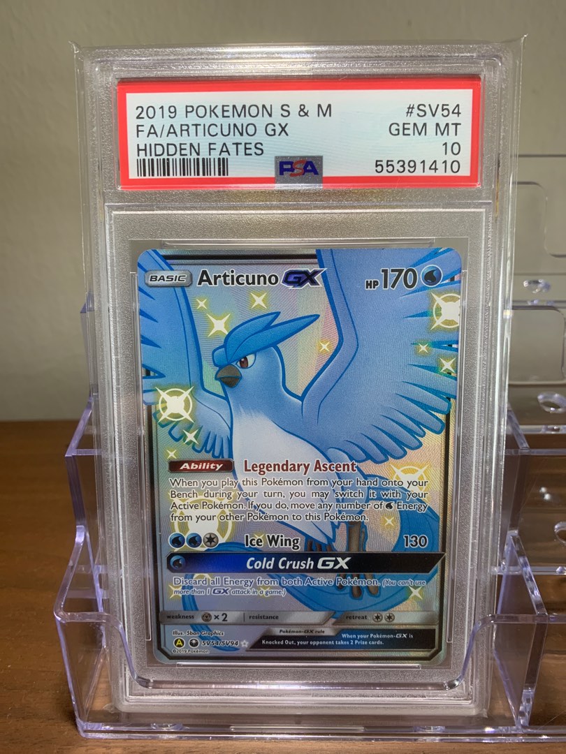 Hidden Fates Shiny Vault SV54/SV94 Articuno GX (Full Art Shiny)