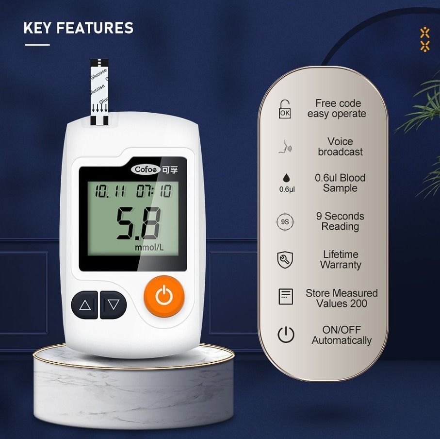 WARRANTY) ACCURATE Blood Glucose Meter Diabetes Monitor