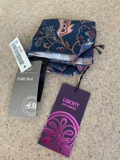 Silk Liberty Handkerchief/ Pocket Square