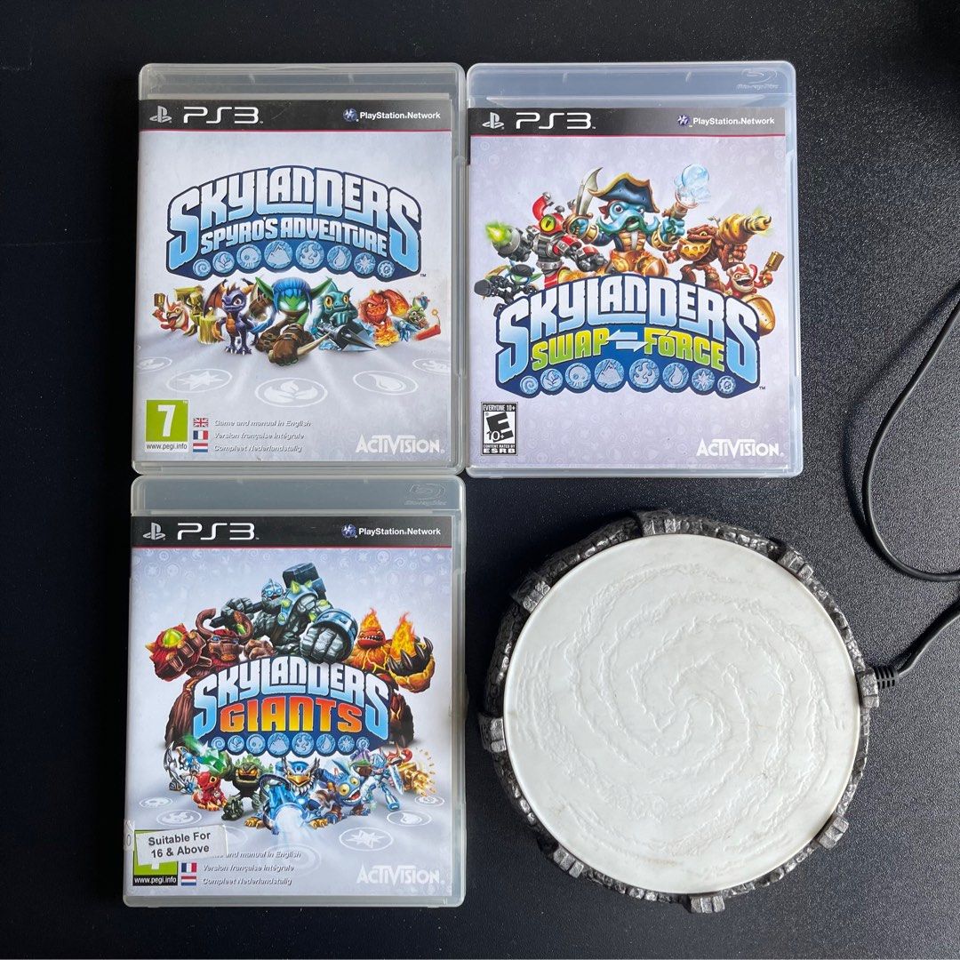 Skylanders PS3 bundle 3 games plus figurines and portal, Video Gaming,  Video Games, PlayStation on Carousell