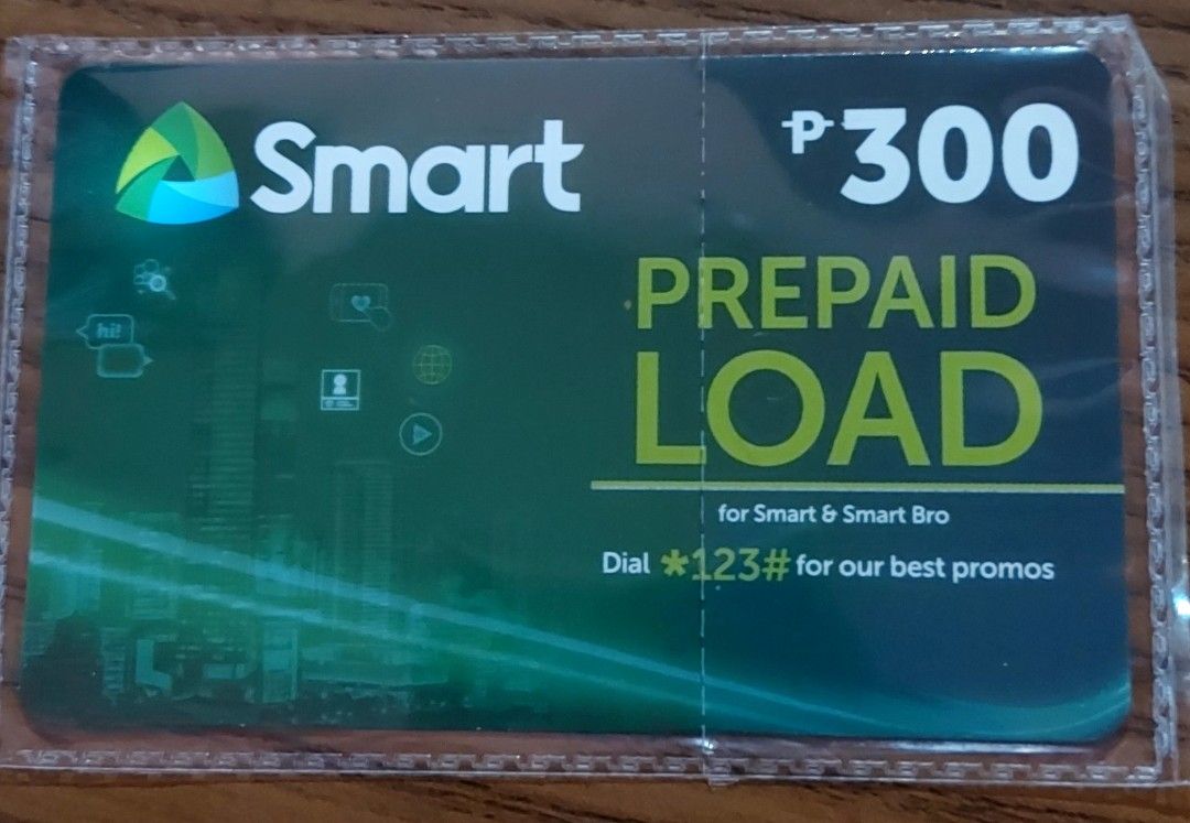 Smart Load Card 300, Tickets & Vouchers, Store Credits on Carousell