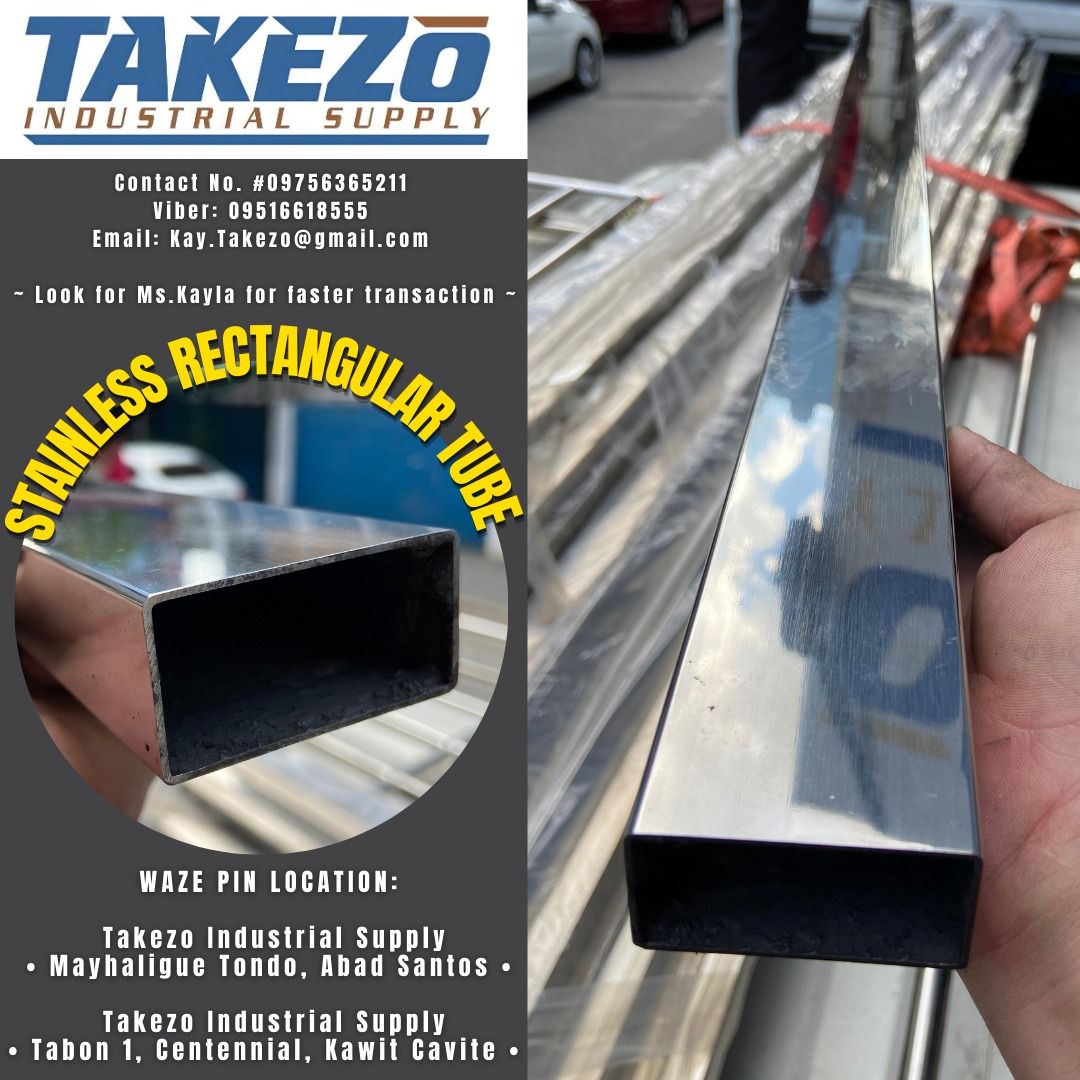STAINLESS RECTANGULAR TUBE, Commercial & Industrial, Construction ...