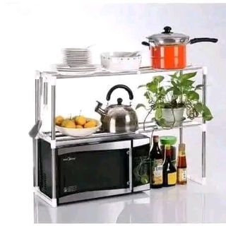 Stainless Steel Microwave Oven Rack Multi-function Kitchen Shelves Shelf Storage Adjustable
RS 290