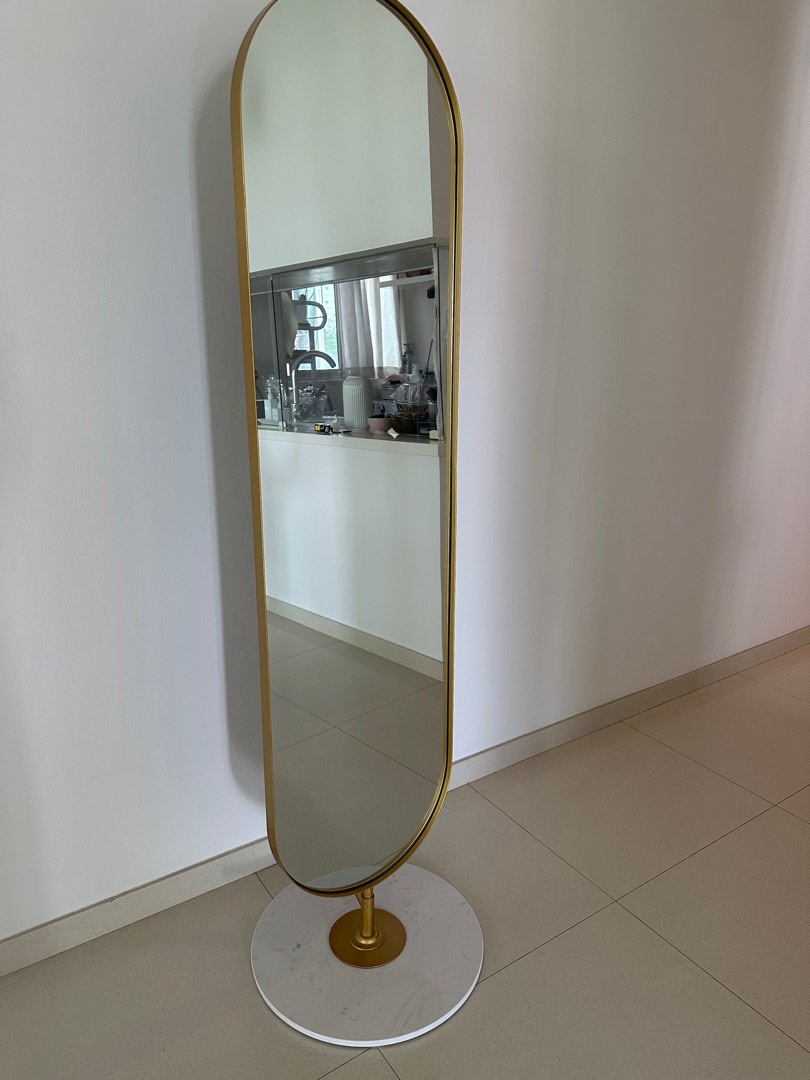 Standing Mirror for sale 1.7m x 40cm, Furniture & Home Living, Home Decor, Mirrors on Carousell