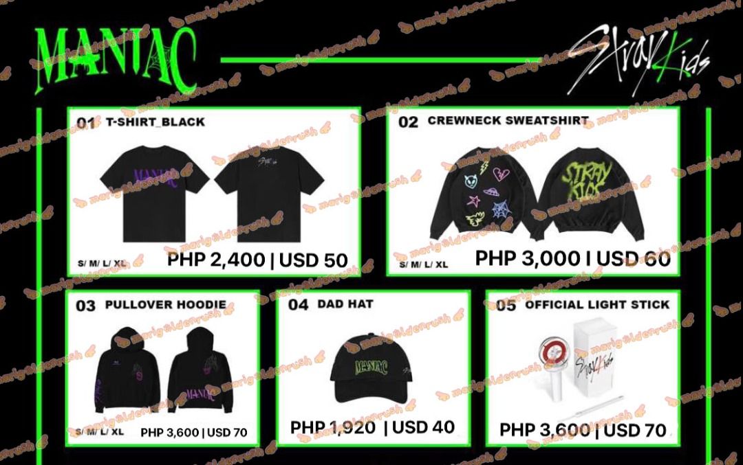 Stray Kids 2nd World Tour Maniac Official Concert Merch Pasabuy On 