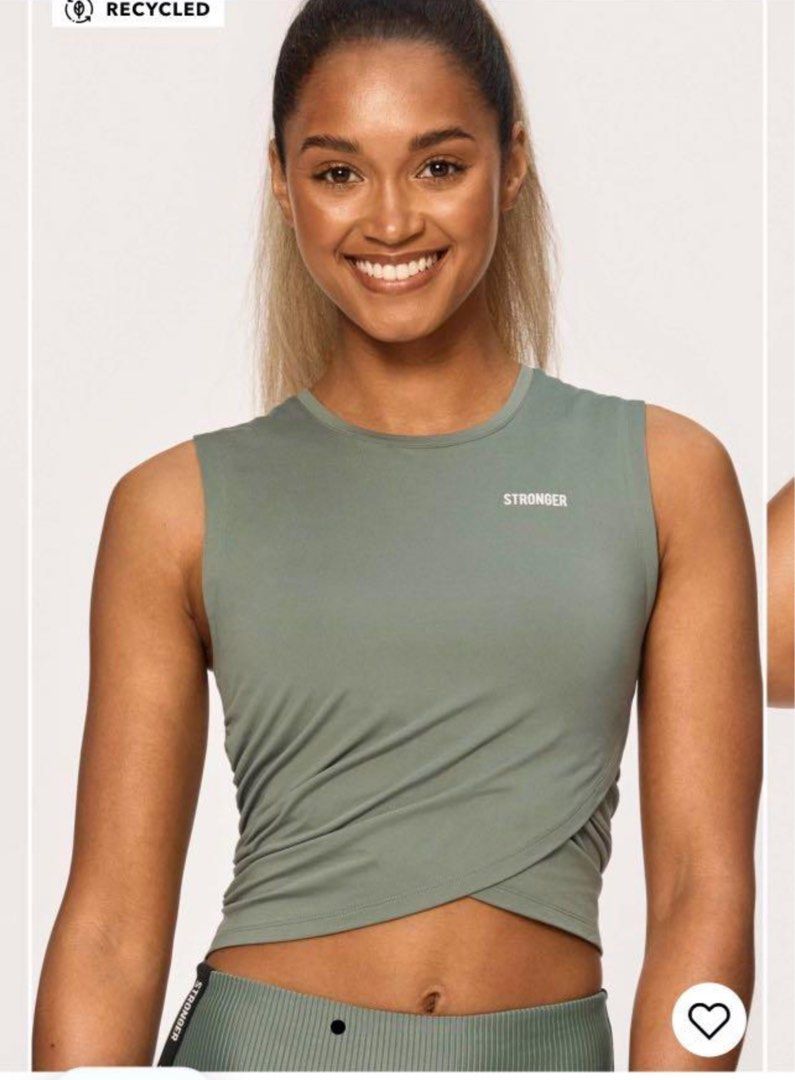 Activewear wrap top new arrivals