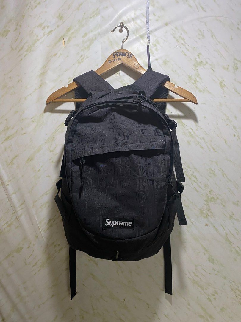 Supreme Backpack SS19 Black - Authentic, Men's Fashion, Bags, Backpacks on  Carousell