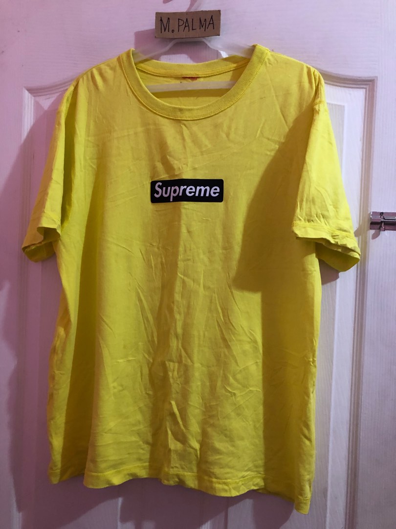 Supreme t sale shirt yellow
