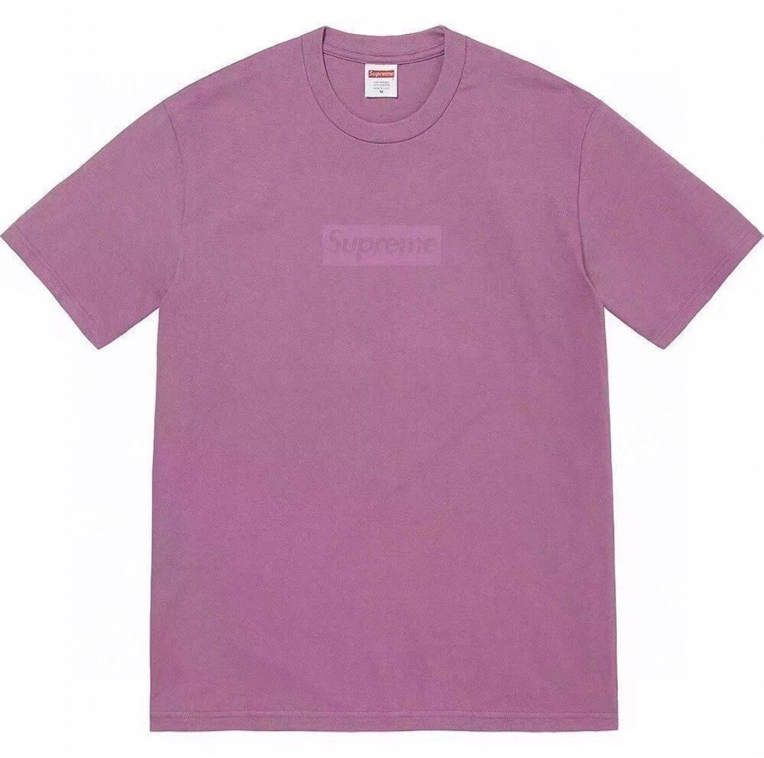 S2337] SUPREME 23SS WEEK1 boxlogo tee 黑色白色紅色紫色黄色浅藍色