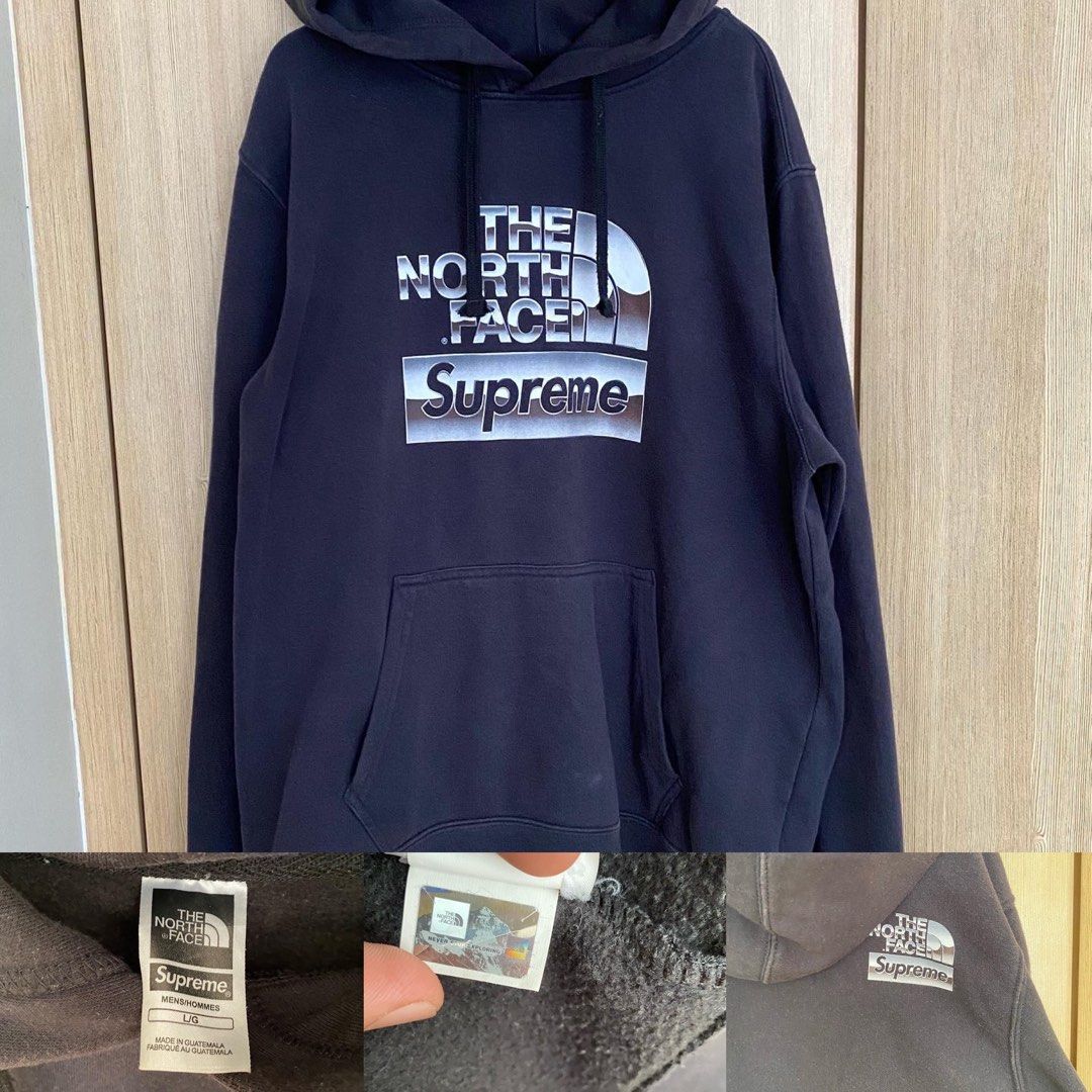 Supreme tnf hoodie deals