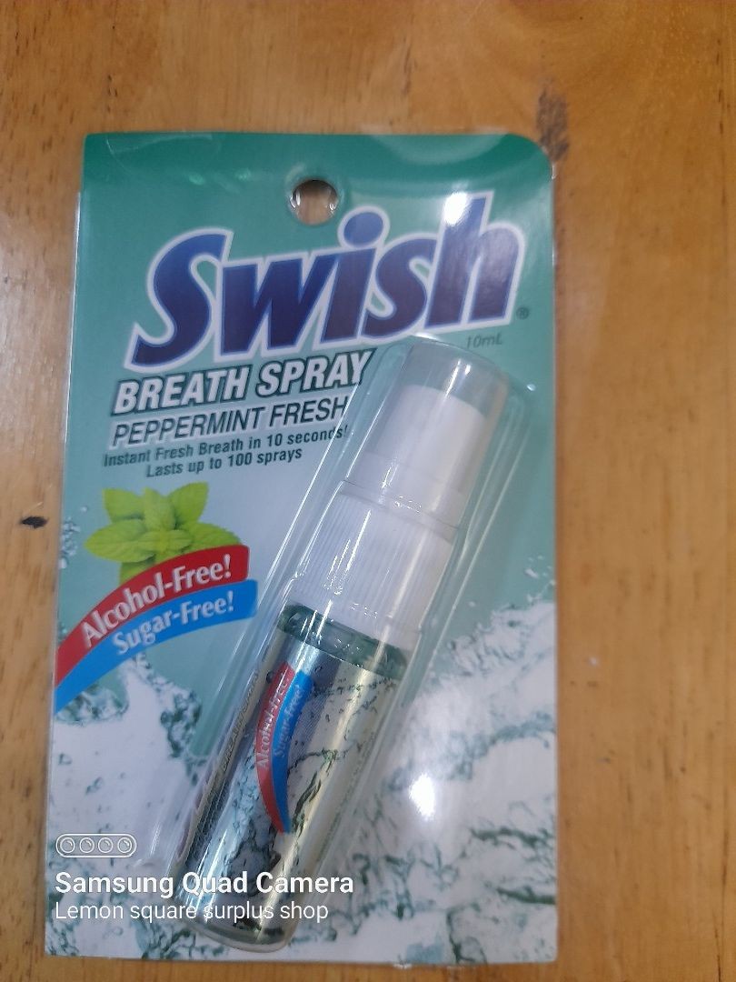 Swish breath spray, Health & Nutrition, Health Supplements, Health Food