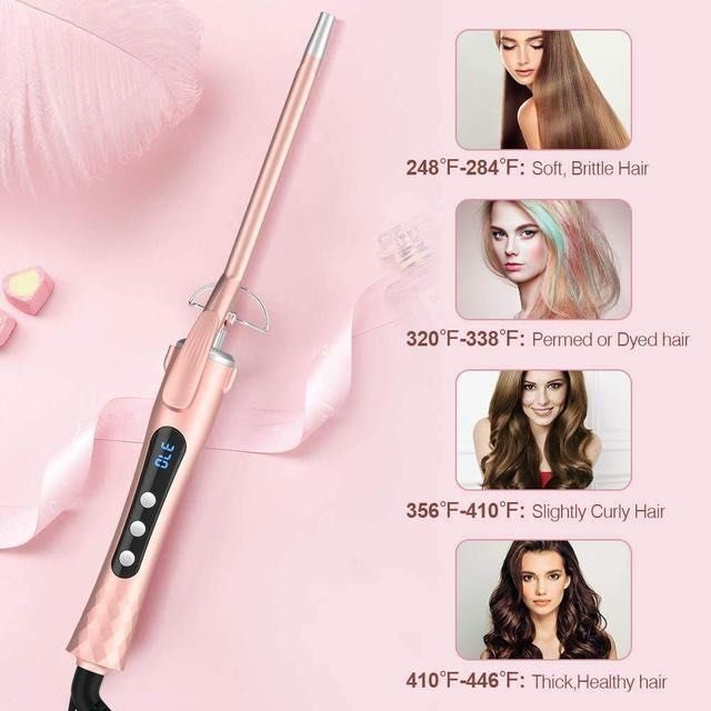 T9140 Ceramic Electric Hair Curler Professional LCD Curling Iron