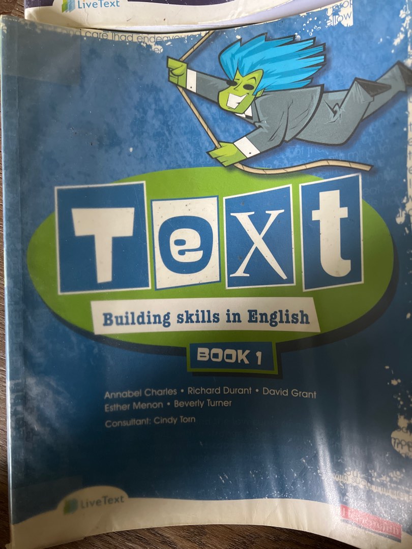 Text building skills in english book 1 hobbies toys books