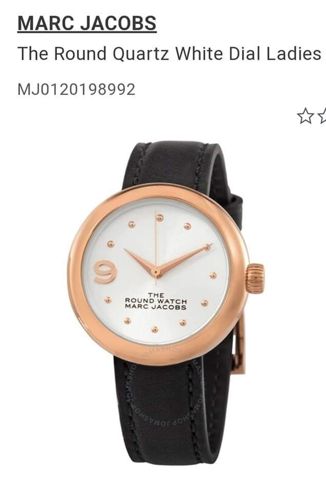 Marc jacobs round 2025 watch