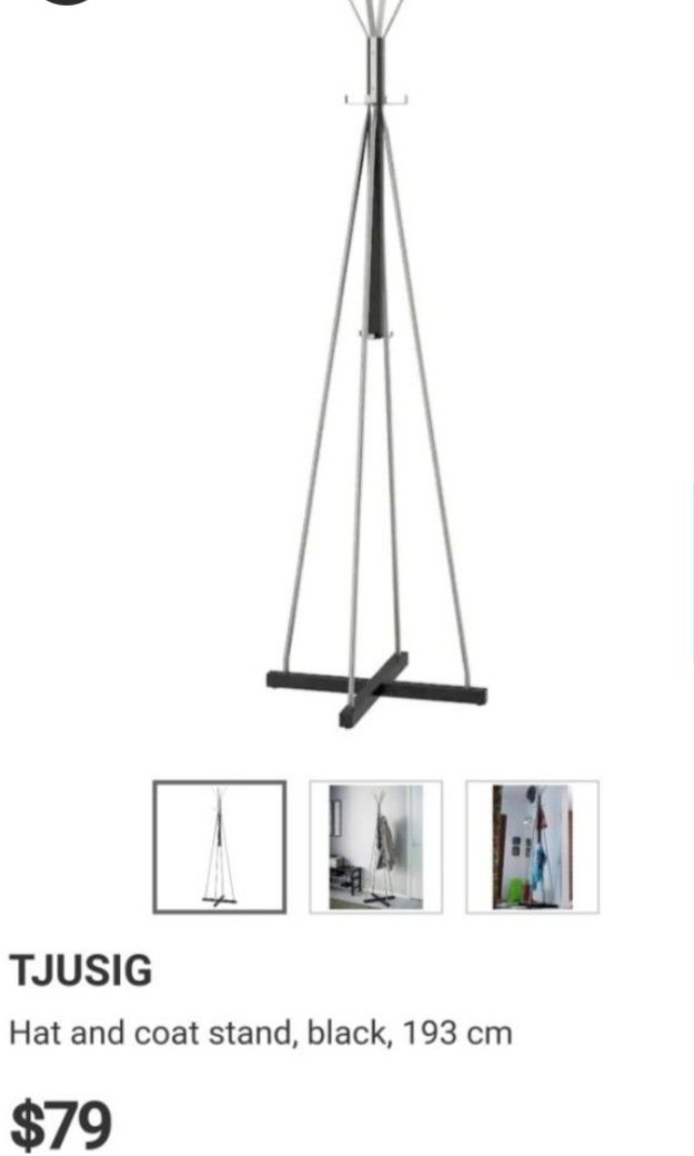TJUSIG Ikea hat & coat stand, Furniture & Home Living, Home Improvement