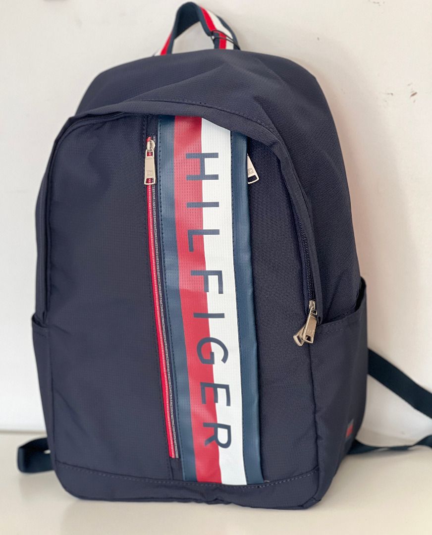 TOMMY HILFIGER NAVY BLUE RED BUSINESS SCHOOL TRAVEL LAPTOP