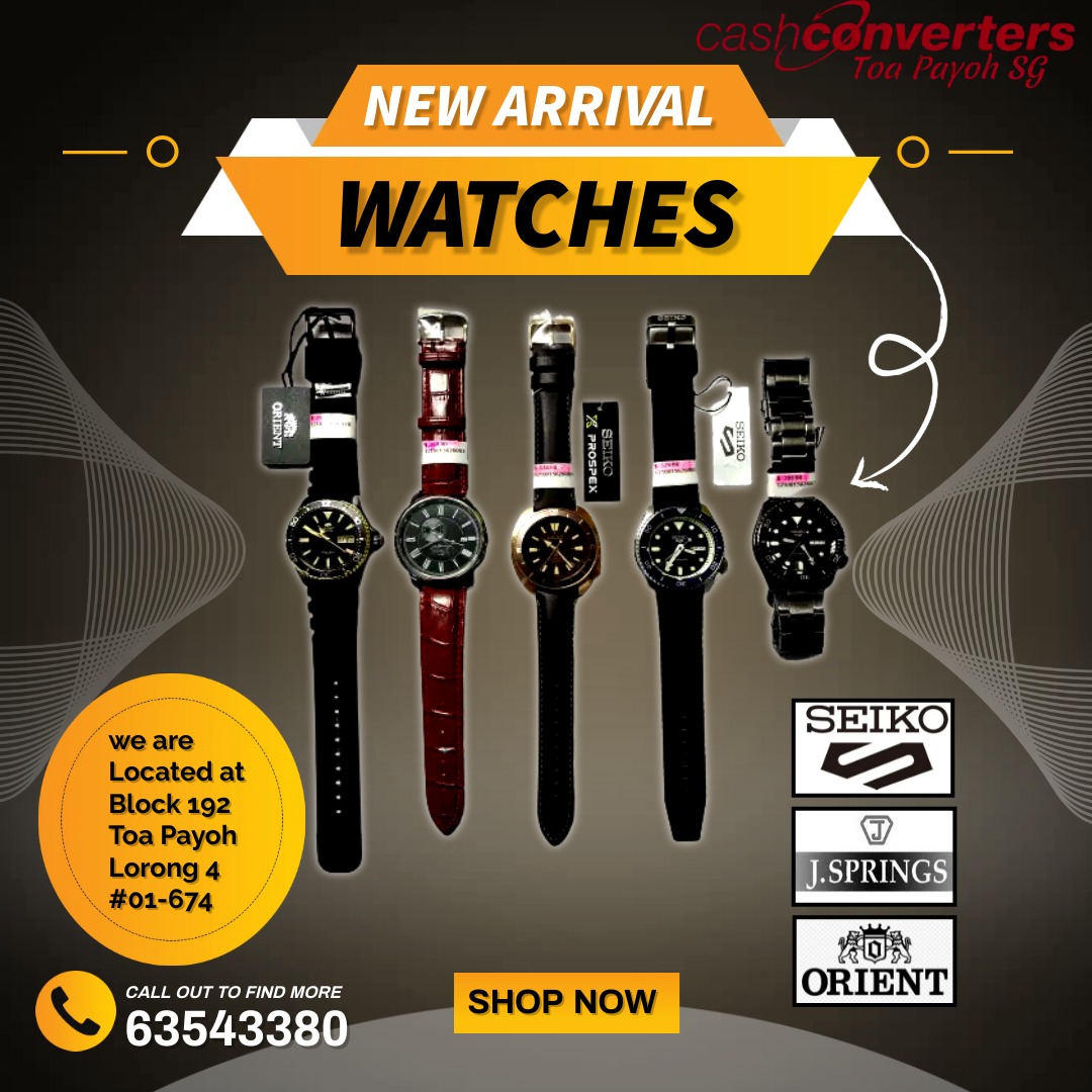 TP-NEW ARRIVALS WATCHES SEIKO, ORIENT, J. SPRINGS [BRAND NEW], Men's  Fashion, Watches & Accessories, Watches on Carousell