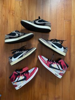 Travis Scott Low Mocha and Off White Chicago at steal price