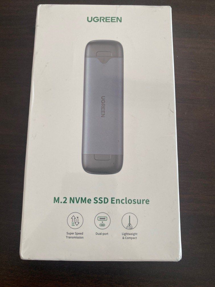 UGREEN M.2 Enclosure SSD Case 10Gbps, Computers & Tech, Parts ...