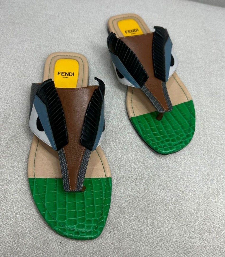 Fendi monster sandals store