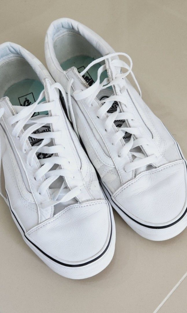 Vans X Se bikes styles 36 blocks flyer white reflective, Fesyen Pria