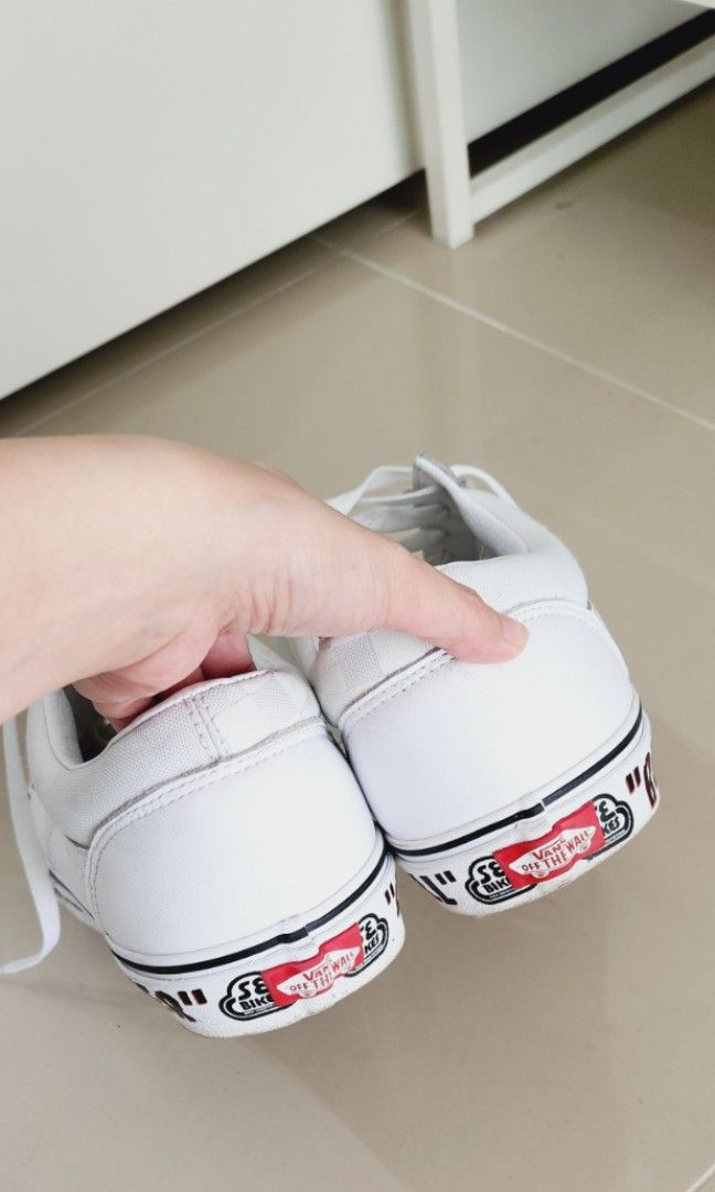 Vans X Se bikes styles 36 blocks flyer white reflective, Fesyen Pria