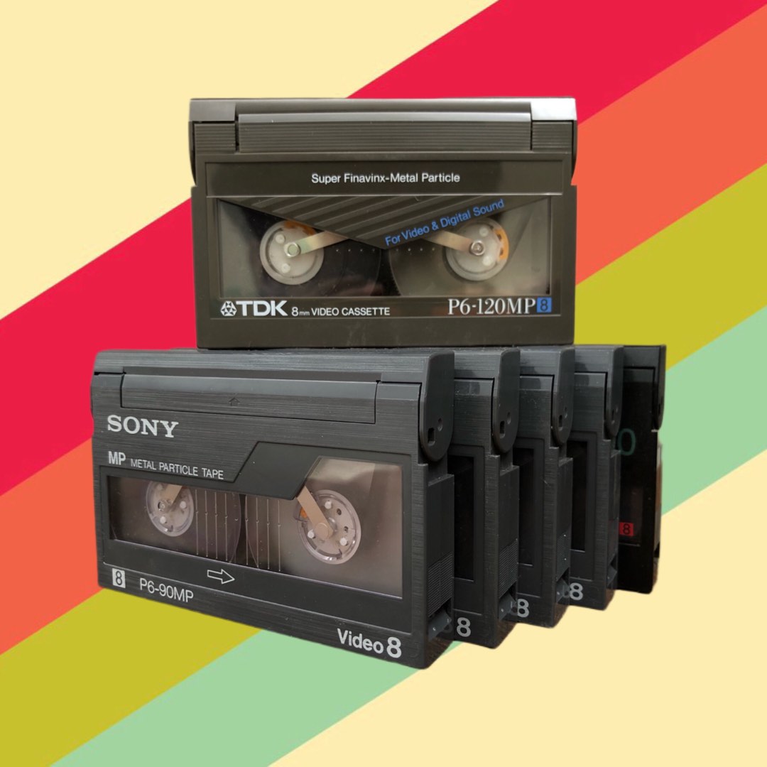 Video 8 8mm Casette Tapes Rewritable on Carousell