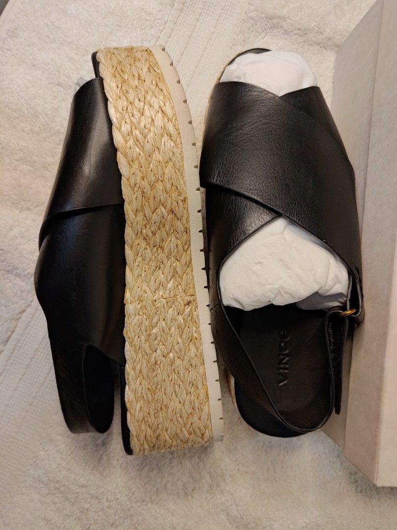 VINCE Jesson Platform Espadrille Slingback Sandals
