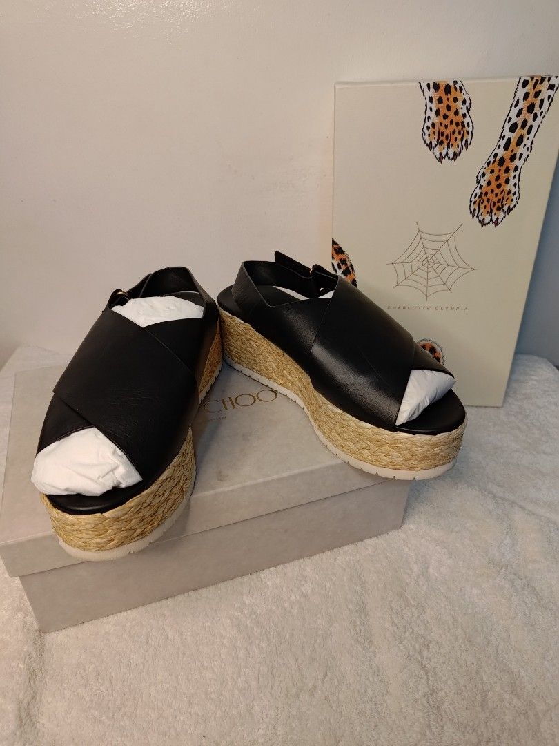 VINCE Jesson Platform Espadrille Slingback Sandals Luxury
