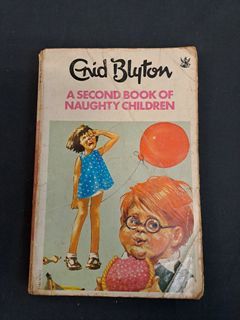 Vintage - A Second Book of Naughty Children by Enid Blyton - Paperback.