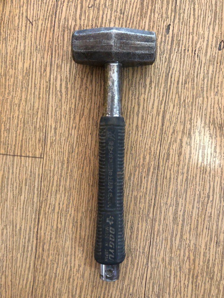 Vintage Japanese Hand tools Hammers Steel Cabra Mallet sledge hammer on