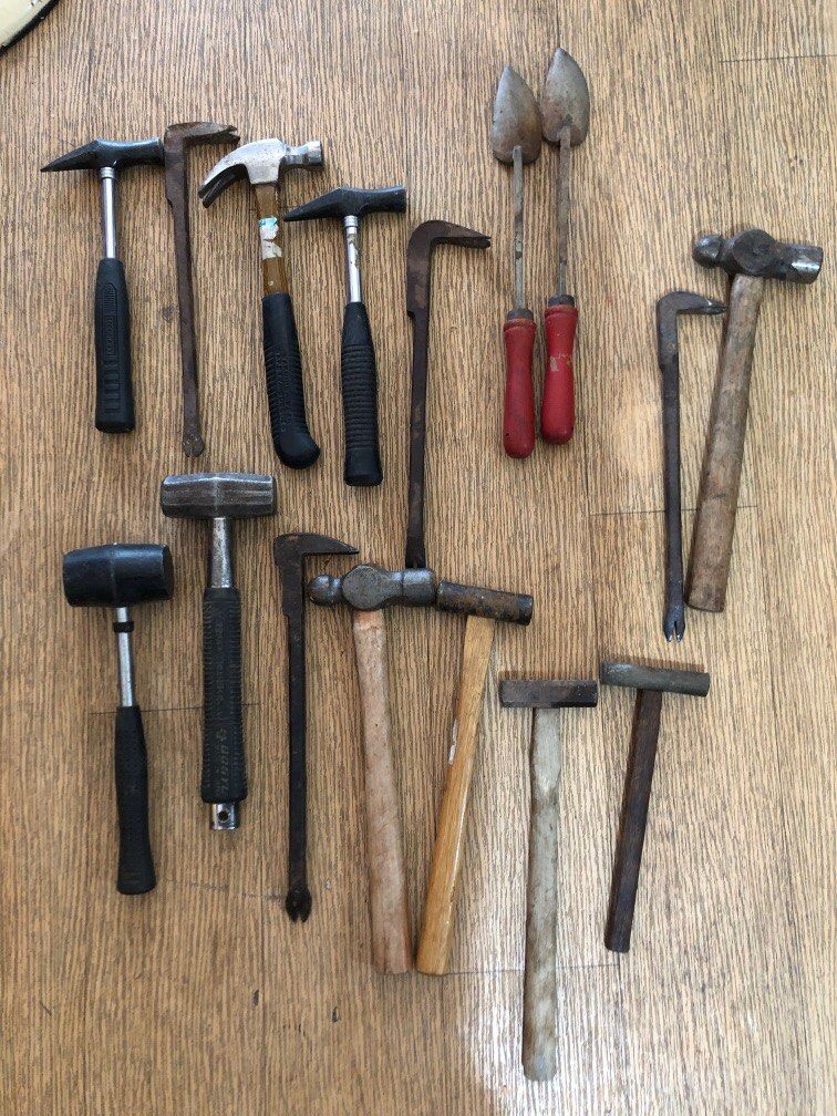 Vintage Japanese Hand tools Hammers Steel Cabra Mallet sledge hammer on