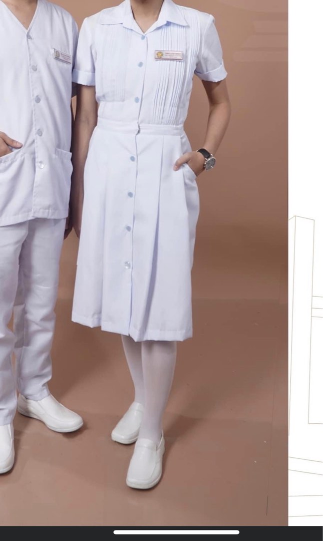 Nursing 2025 dress white