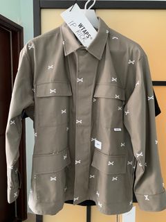 新品 Wtaps Jam 02 LS Navy S