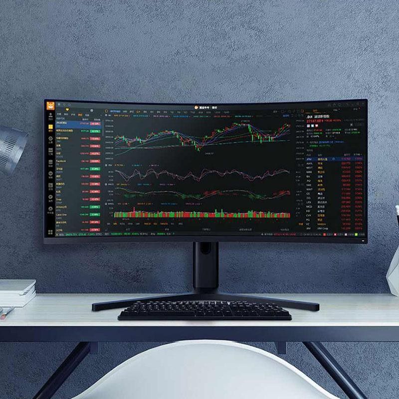 XIAOMI 34 Inch Curved Gaming Monitor 21: 9 UWB Fish Screen 3440 1440 ...