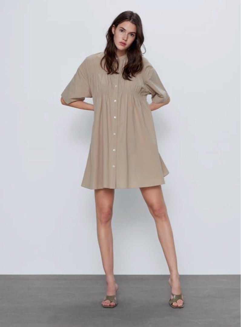 Zara poplin dress, Women's Fashion, Dresses & Sets, Dresses on Carousell