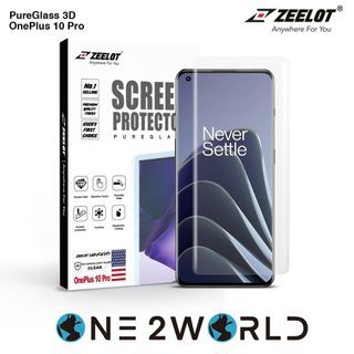 ZEELOT PureGlass 3D LOCA Tempered Glass Screen Protector for OnePlus 10 Pro, Clear