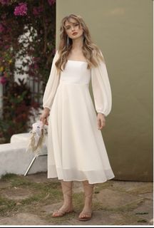 Zoo Label Beautiful White Dress Bria