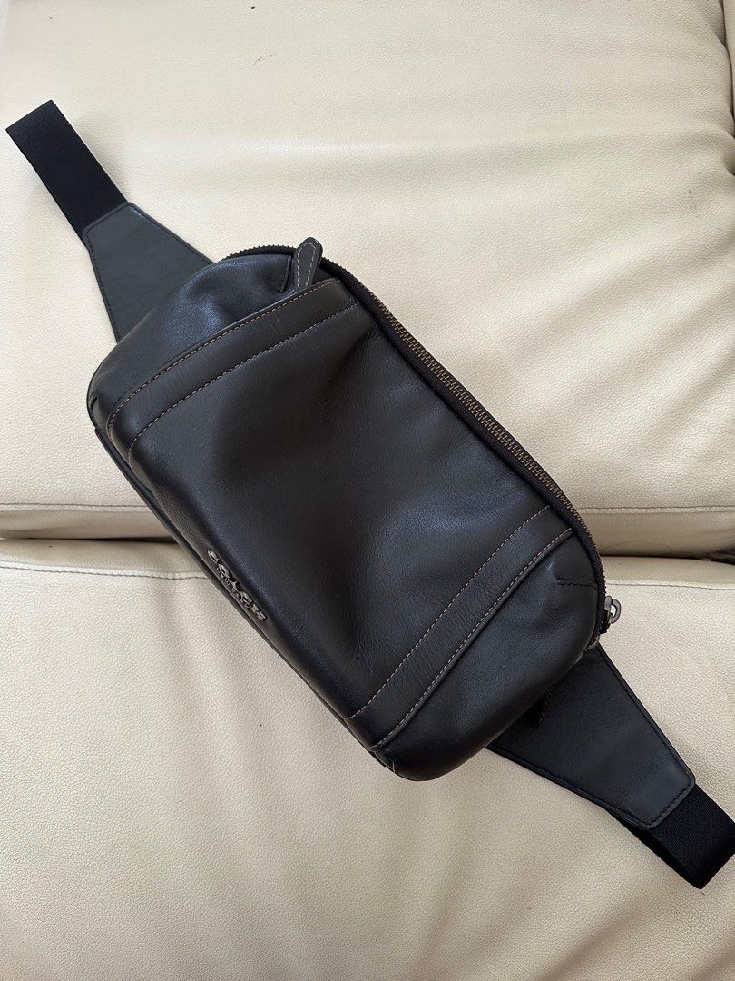 100% original Coach waist bag chest bag men man pria tas pinggang