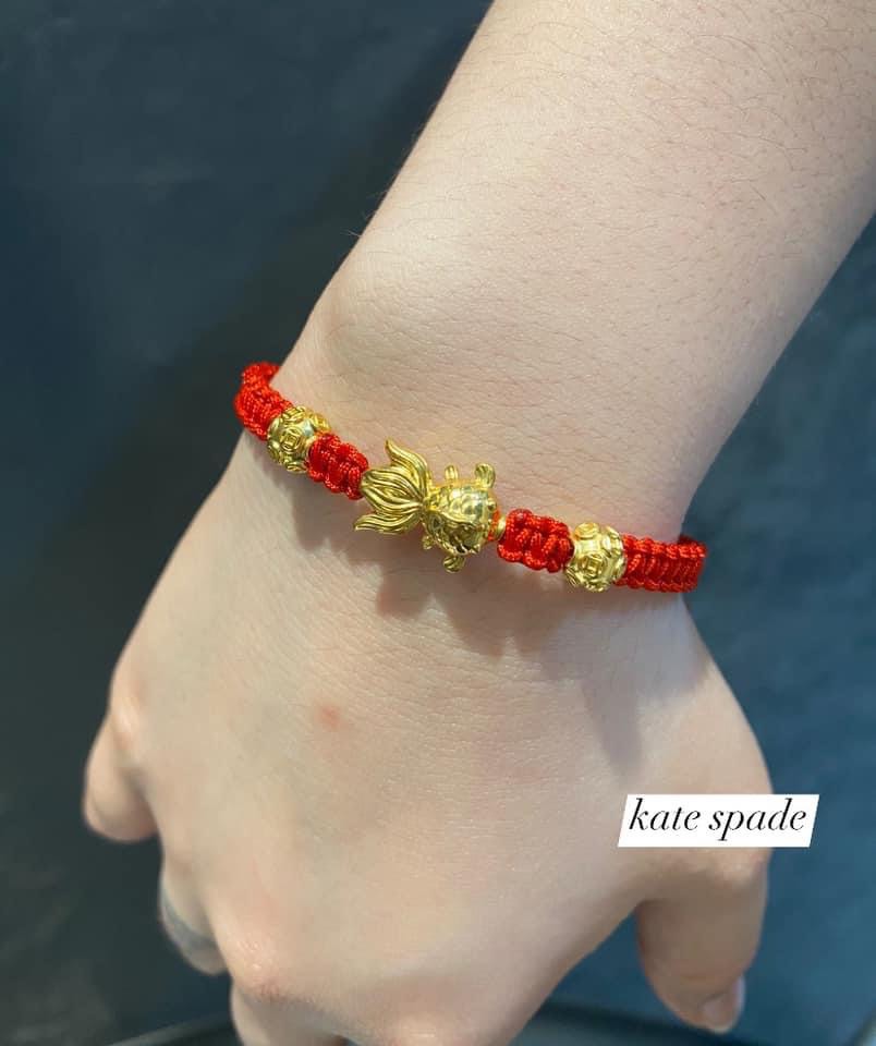 Koi Fish String 18k koi fish with money ball adjustable string on Carousell