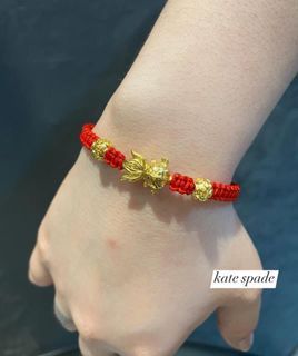 18k koi fish with money ball adjustable string