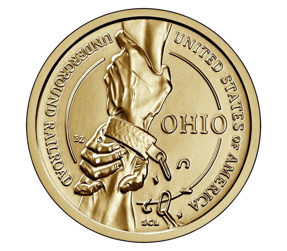 2023年美國創新系列第18枚俄亥俄州鐵路$1元紀念幣全新UNC, 興趣及遊戲, 收藏品及紀念品, 錢幣- Carousell