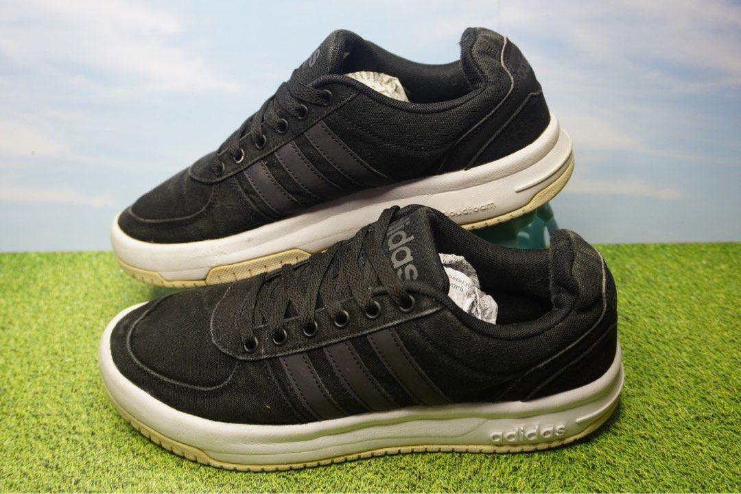 205. Adidas Neo Black Kanvas Size 41.5 Insole 26 cm Made in China