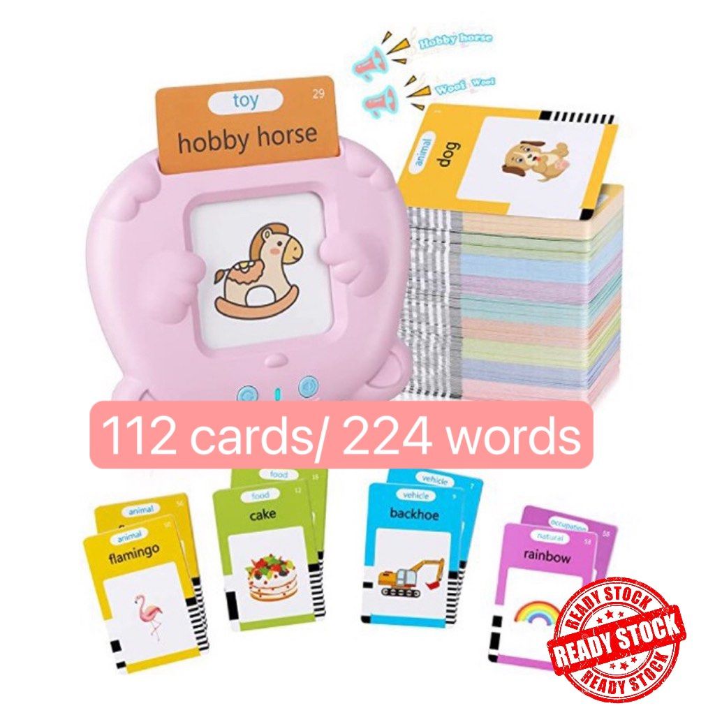224 English Flash card for kid age 2 and above, early education