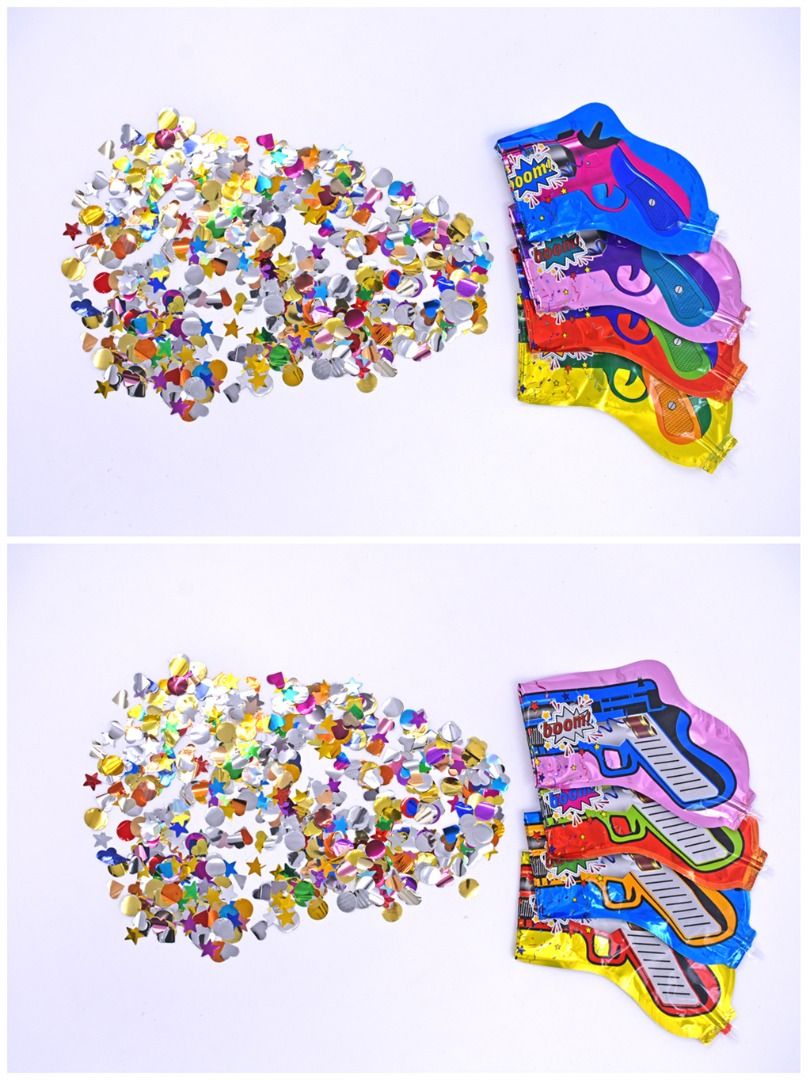 Confetti Cannons Party Handheld Inflatable Gun Fireworks Wedding