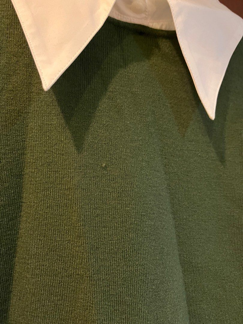 全新 日本 SNIDEL 白領針織短洋裝 新木優子款 綠色 日貨