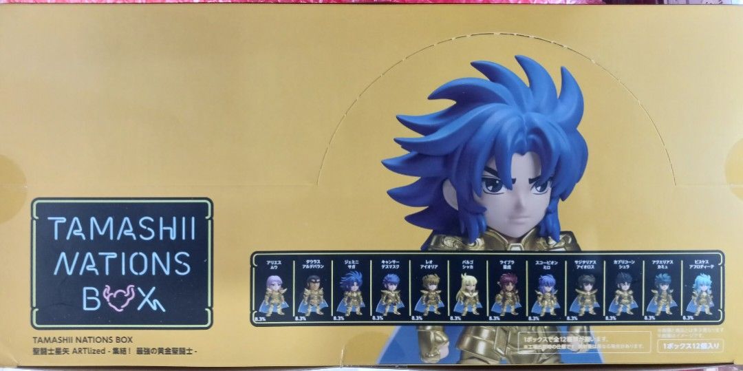 全新Bandai 盲盒人仔tamashii box 黃金聖鬥士十二星座一套全齊聖鬥士